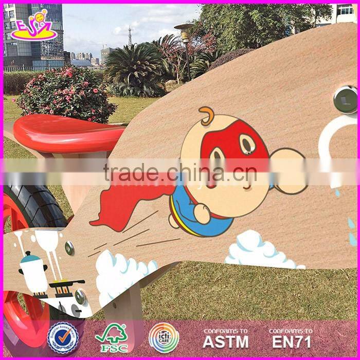 2017 Best design original work balance wooden children bicycle for sale W16C176