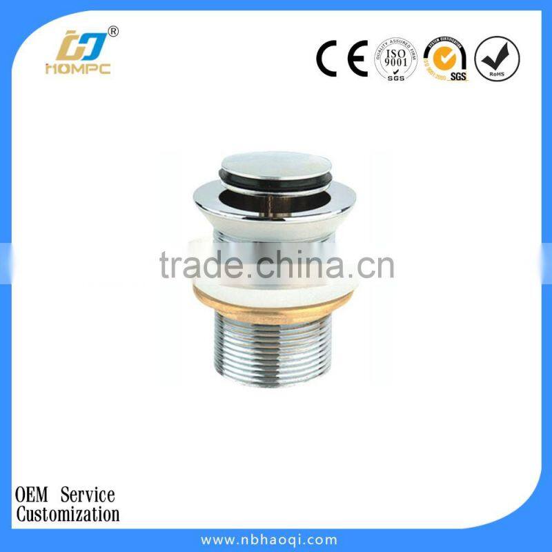 brass pop up basin drain