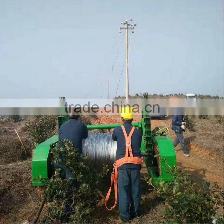 New 3T Steel wire drum trailer/ combined type cable drum trailer /China cable reel trailer