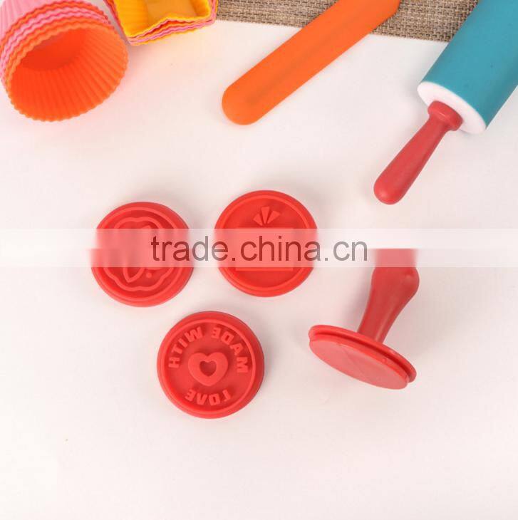 Cookies mould newest soft silicone cookie stamp