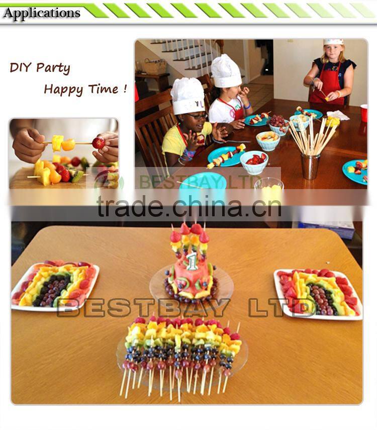 BBQ bamboo pick skewer 30cm