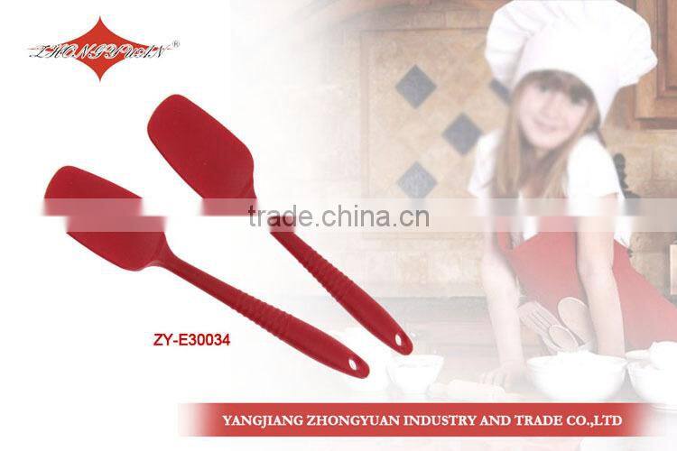 Modern design middle size silicone spatula with soft handle, best selling