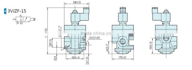 JZF series Cut-off solenoid valvewith high quality