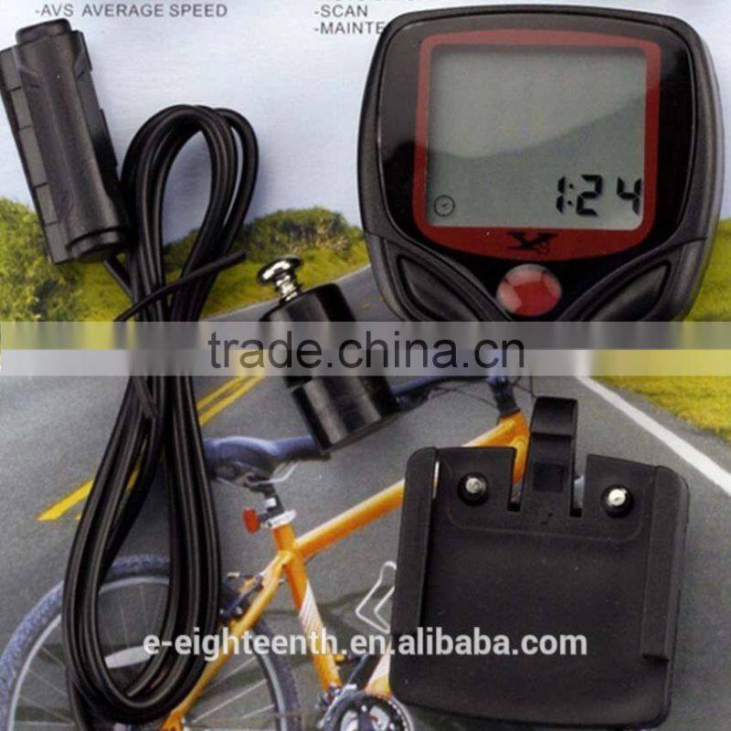 2016 NEW Cycling Bike Bicycle Wireless LCD Cycle Computer Odometer Speedometer Waterproof