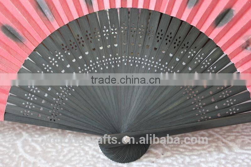 Lovely tissue paper handmade paper fan for import