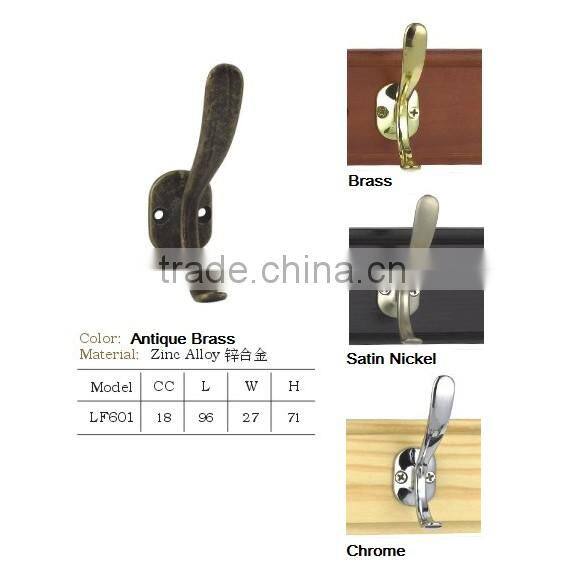 factory whole sale brass stainless steel zinc alloy bar cabinet bathroom door handle hook
