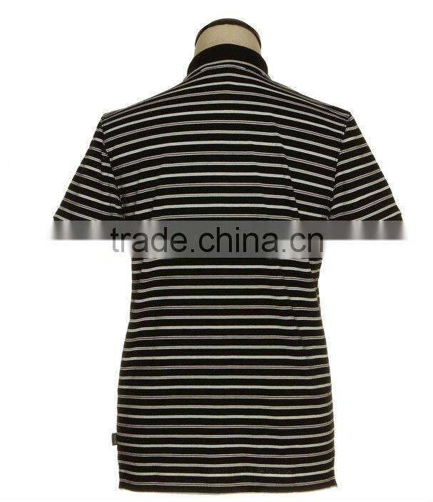 Branded stripe polo shirt/Striped shortsleeves polo shirts/branded polo shirts for men