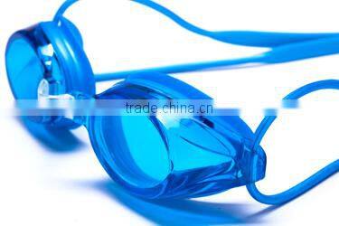 Wholesales custom printed racing transaprent lens swimming goggle