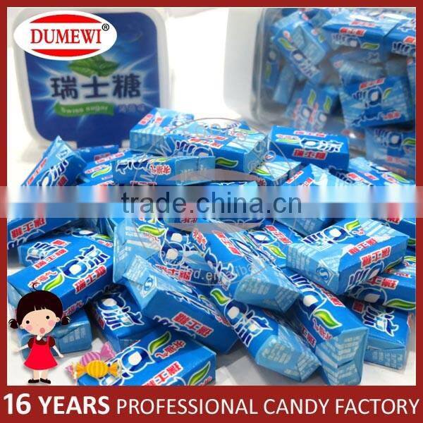 Mint Flavor Swiss Sugar Candy with Tattoo Paper