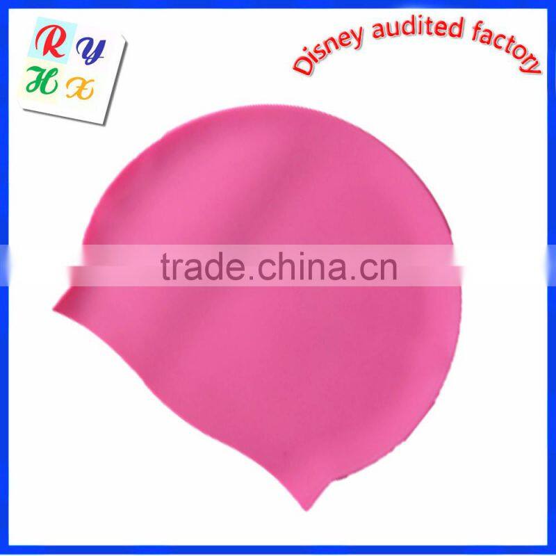 2015 High quality and fashion fabric swimming caps