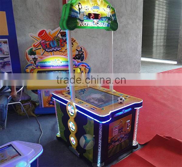Kids arcade coin operated football tickets reward baby redemption game machine