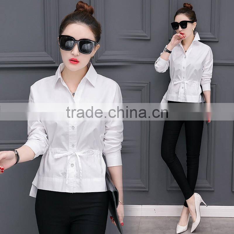 Womens Slim fit Stylish Dress Long Sleeve Lady Blouse