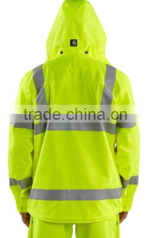 Men's Hi-visibality Industrial workwear safety shirt/working protective shirt