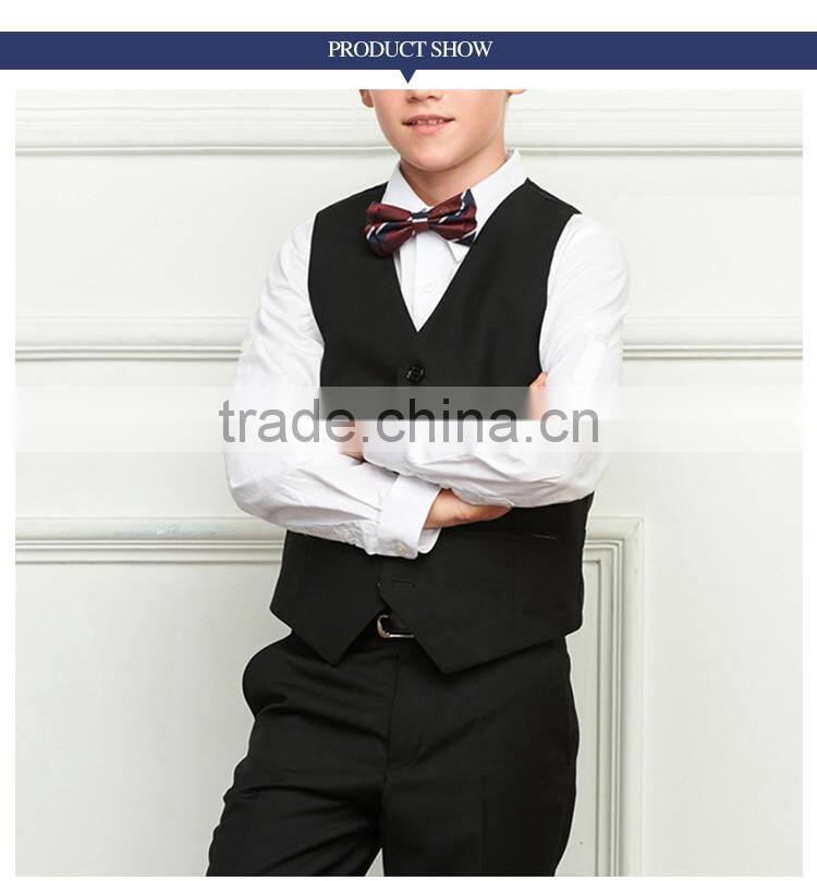 Bospoke Winter School Boys Black 3 Pieces Blazer For School Wear