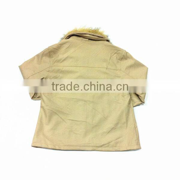 2015 New Fashion PU Leather Rabbit Fur Jacket