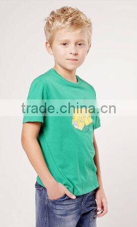 korean kids fashion wholesale baseball style t-shirt velcro letters