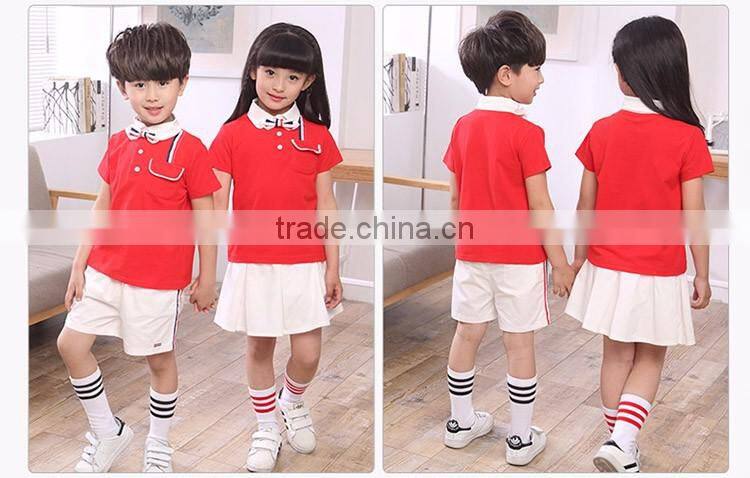 Kid Clothing 100% Cotton Custom School Uniform Wholesale Cheap Price Kindergarten Uniform