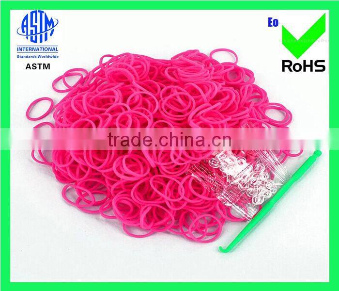 new arrival crazy selling rainbow rubber loom bands wholesale from China