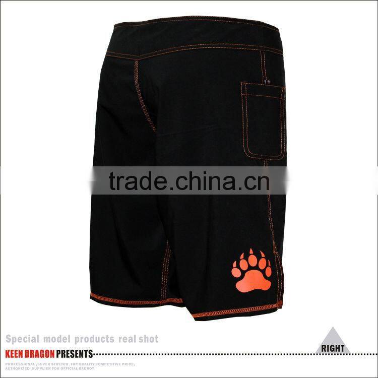 Men's Martial Arts Clothing Black Blank Crossfit Shorts Plain