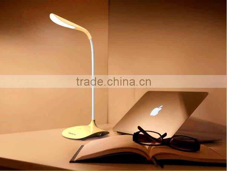 HOT LED Touch On/off Switch Desk Lamp Children Eye Protection Student Study Reading Dimmer Foldable Rechargeable Led Table Lamps