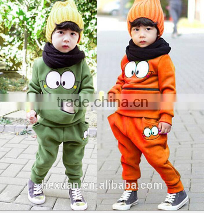 Sports Autumn Long Sleeve Fashion Boy's Children Clothing Set For Sale