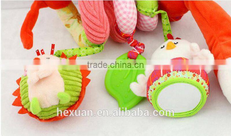 Baby toddler car bed stroller crib cot pram hanging musical spiral activity