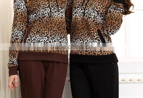 Custome winter family pajamas plus size leopard designs clothing women minion pajamas