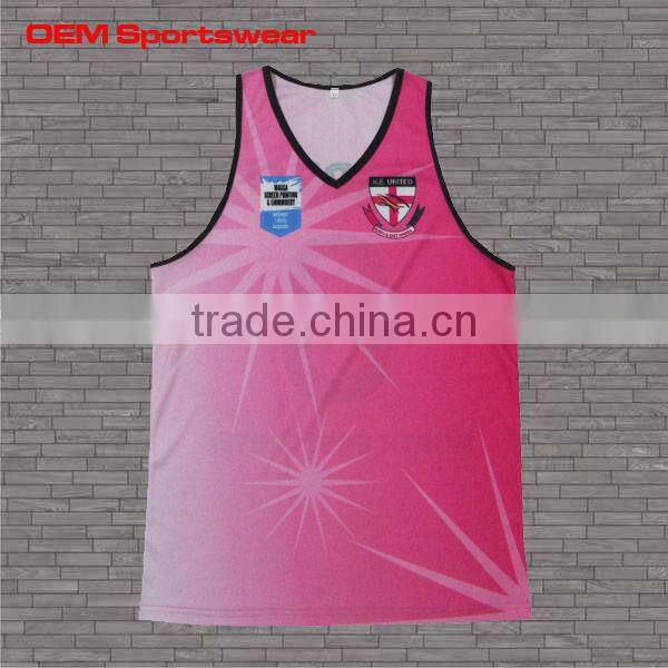 Custom quick dry running singlets for women