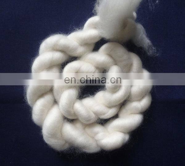 Chinese 100% Combed Cashmere Tops White