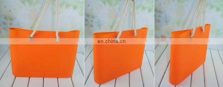 2017colorful silicone bag hot sale silicone beach bag for ladies
