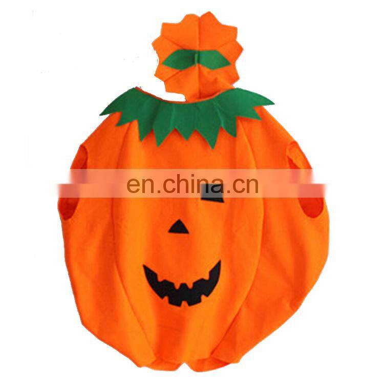 2016 Hot selling Adult funny halloween pumpkin mascot costume pumpkin performance wear with hat