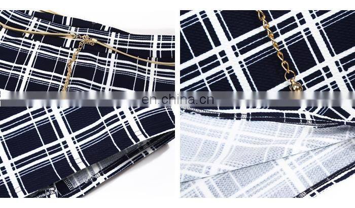 Black and white striped skirt Women plaid skirt Red black plaid skirt