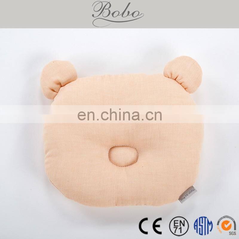 Hot Sale Soft Stuffed Head Shape Baby Pillow For Sleeping