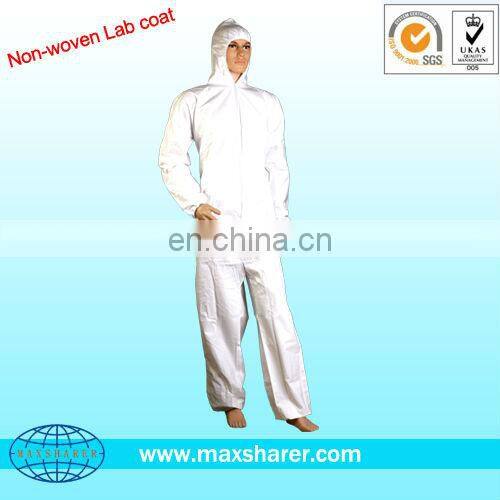 Disposable Lab Coat Nonwoven Surgical Exposure Coverall C0902