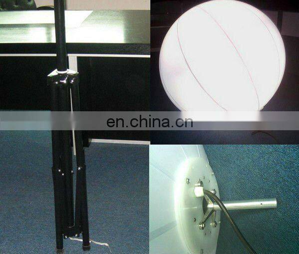 Balloon inflatable light tower for building site decoration light tower