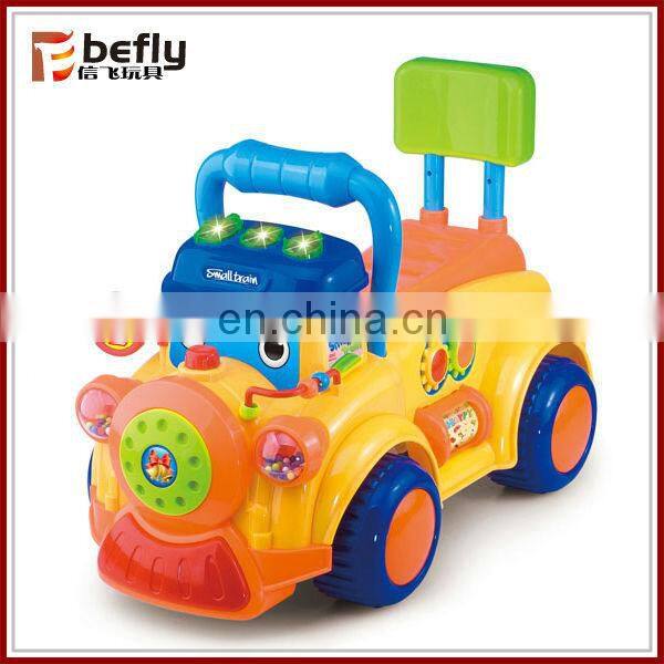 3 wheel plastic baby push toy car
