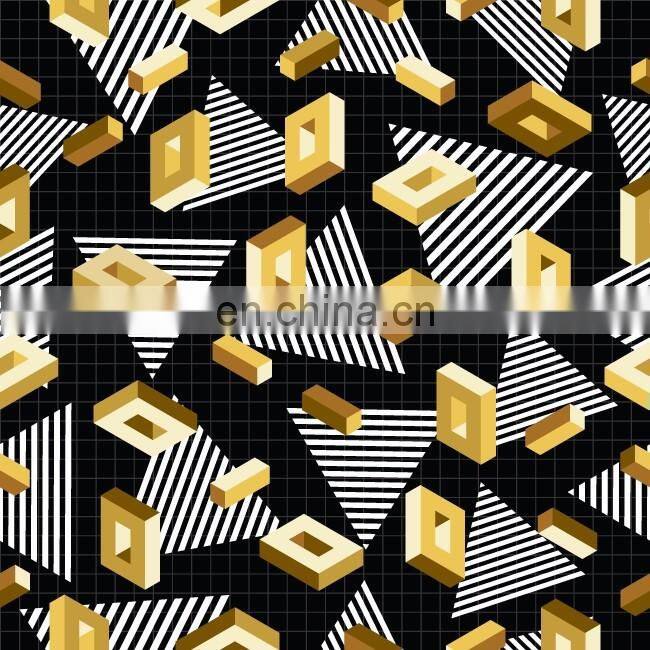 Customized small quantity printed bamboo spandex knitted jersey fabric