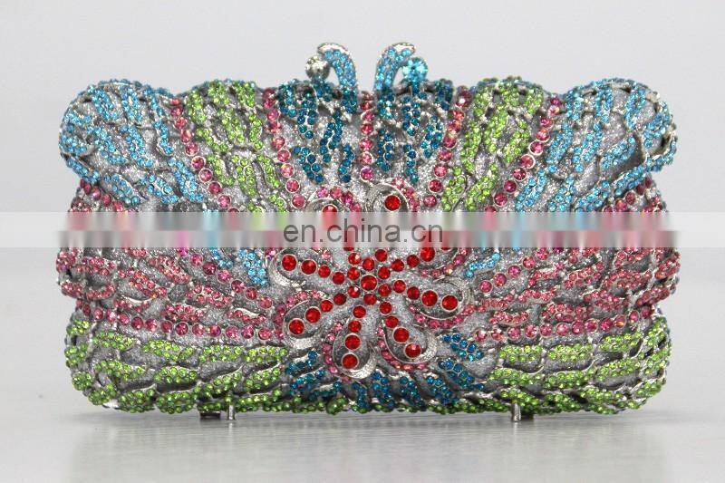 New arrival luxury crystal stones clutch evening bags,beaded evening bag for party bags