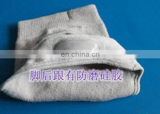 Multi-color cotton women sport belly dance ankle socks with wearproof silica gel P-9065