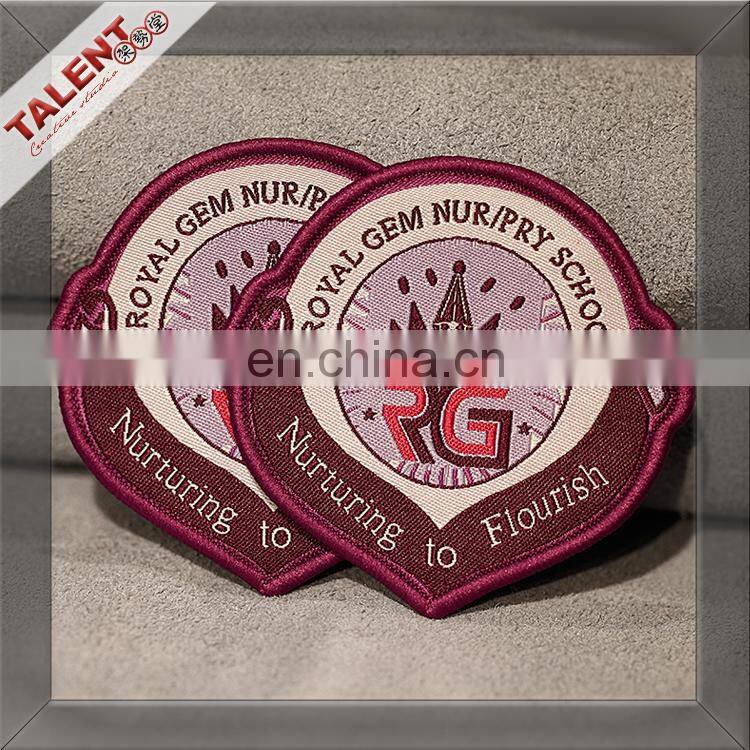 High quality custom woven scout badge From China supplier