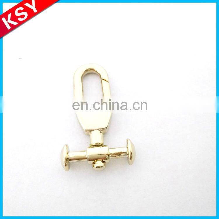 Professional Production Quality Assurance Lobster Clasp Zinc Alloy Fancy Gold Swivel Snap Hook For Bags Or Cases