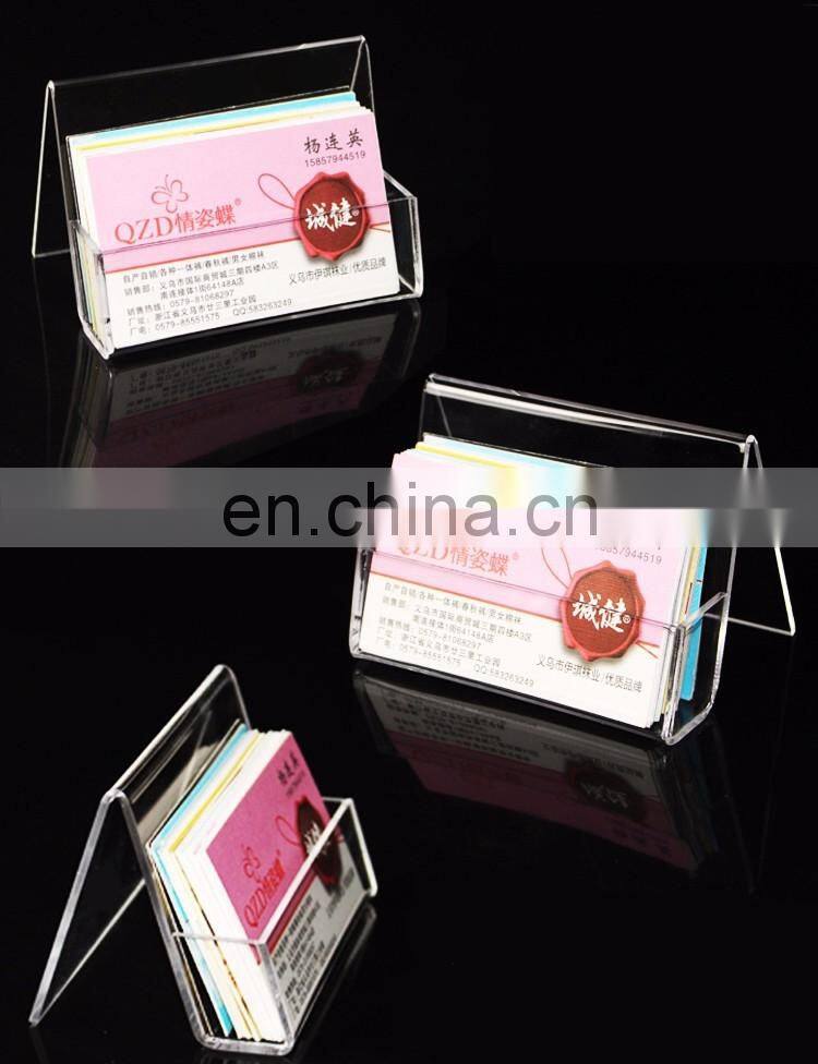 Factory Custom Top-grade Wholesale Desktop Acrylic Business Cards Display Sign holder