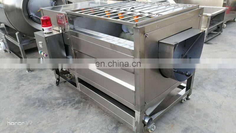 Hot Sale Potato Carrot Onion Carrot Brush Roller Vegetable Washer Peeler Peanut Ginger Cassava Cleaning Fruit Washing Machine