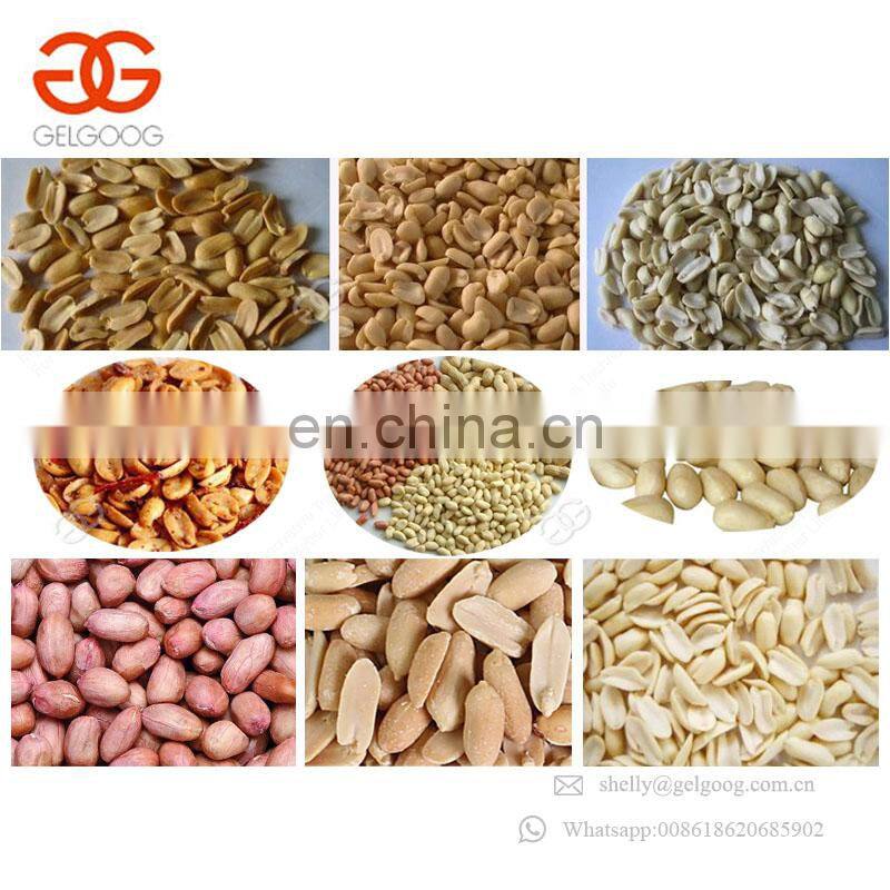New Condition Cocoa Bean Peeler Groundnut Splitting Machinery Peeled Peanut Half Cutting Machine
