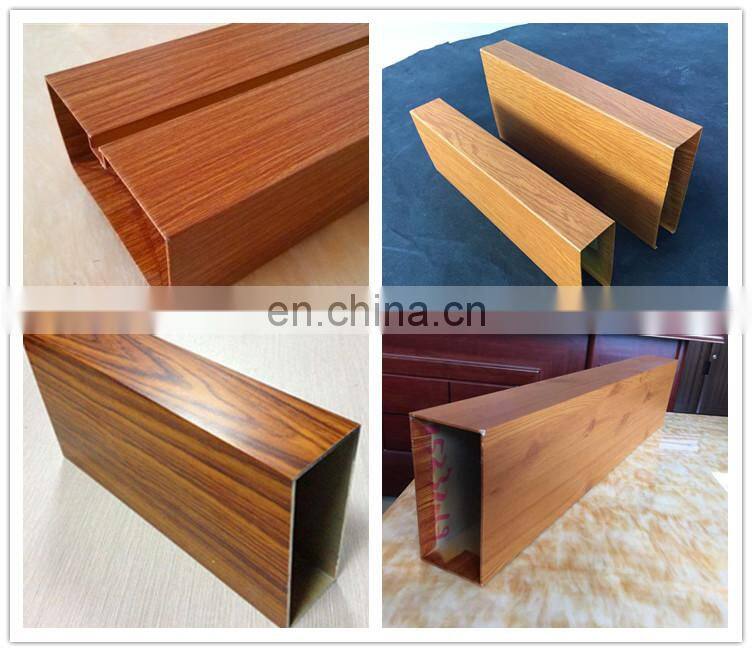 6063 T5 wood grain aluminium circular tube manufacturer
