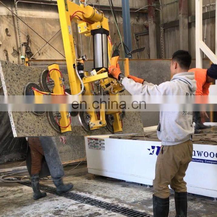 Stone marble vacuum lifter with 6 pads