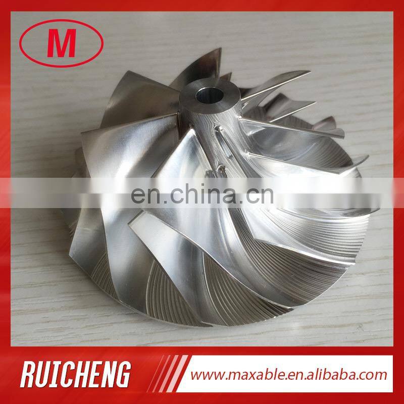 GTX3582 9833-2 62.45/82.36mm 7+7 blades high performance racing Turbocharger Billet/milling/aluminum 2618 compressor wheel