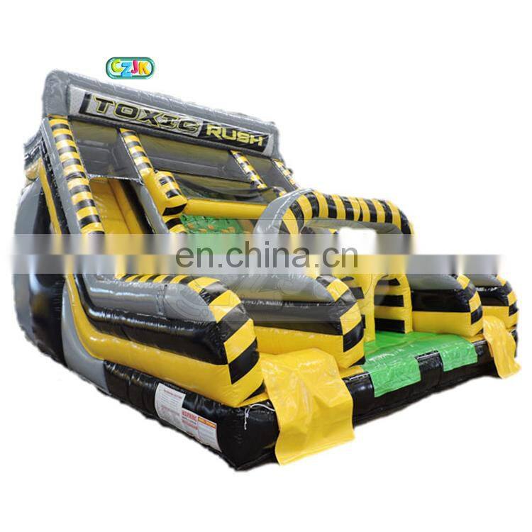 toxic rush inflatable slide for sale