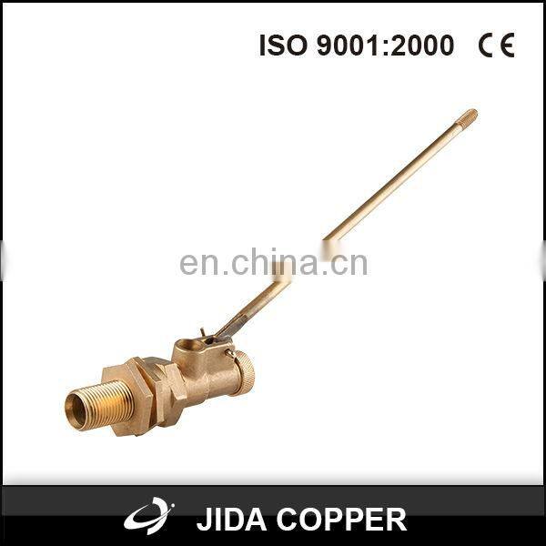 1/2 inch 2 pc brass float ball valve
