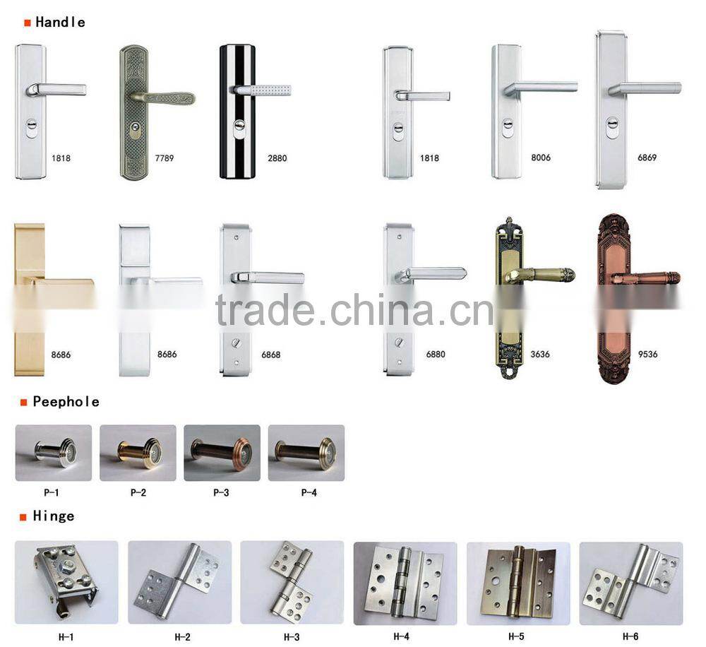 cold rolled wood steel amored door